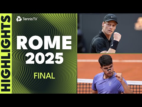 Jannik Sinner vs Carlos Alcaraz For The Title! 🏆 | Rome 2025 Final Highlights img